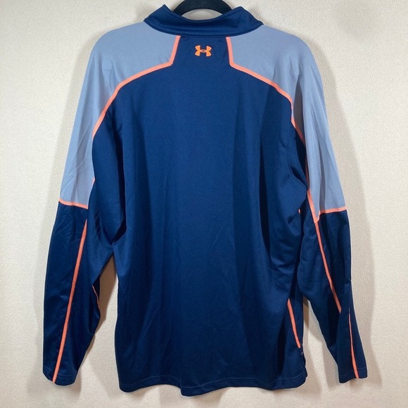 Half Moon Bay Golf Links Under Armour Mens 1/4 Zip 2XL Loose Blue Casual Classic - Picture 2 of 6